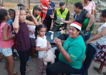 La Policía Nacional sigue realizando actividades para los niños de Puerto Libertador