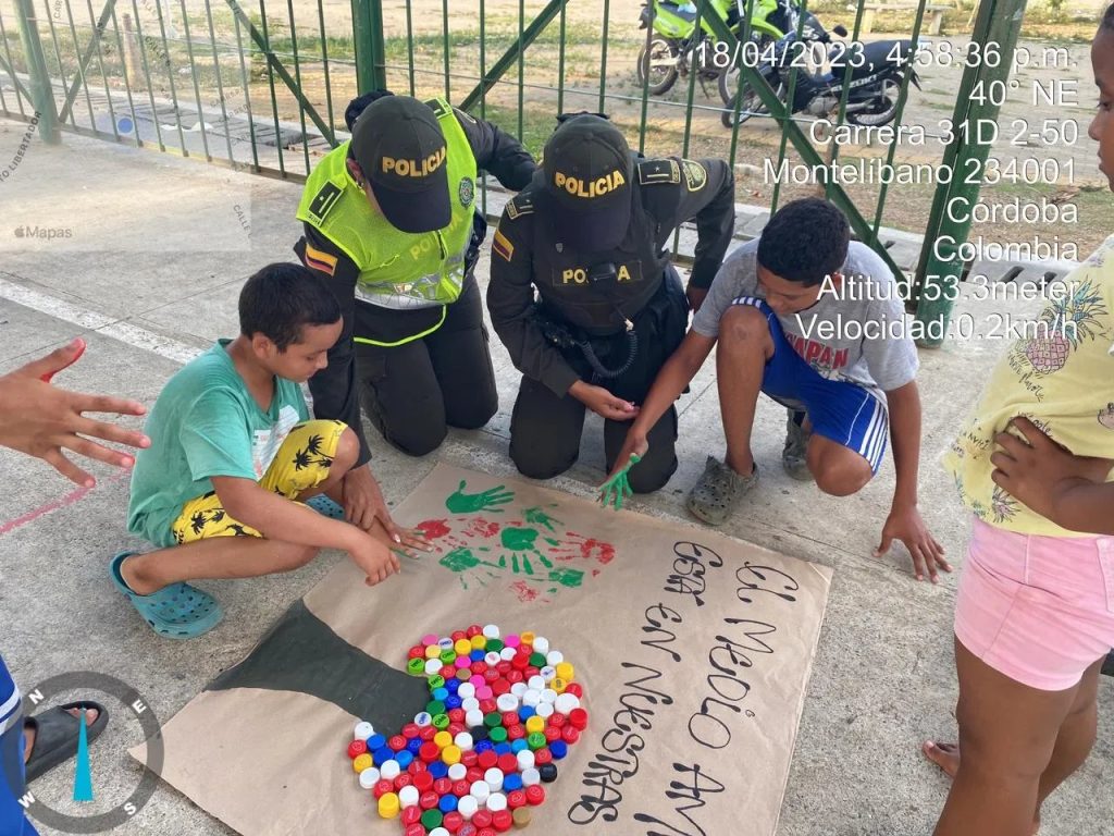 Policía Nacional y SEACOR promueven cuidar del medio ambiente