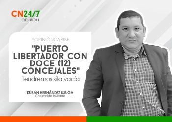 "Silla Vacía" en Concejo Municipal de Puerto Libertador, solo continuarán doce (12)