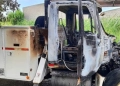 Queman grúa de Afinia en Montería