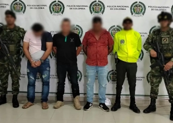 Capturan a 3 presuntos integrantes de las AGC en Puerto Libertador