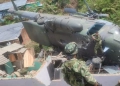 7 heridos deja caída de una helicóptero sobre una casa en Antioquia