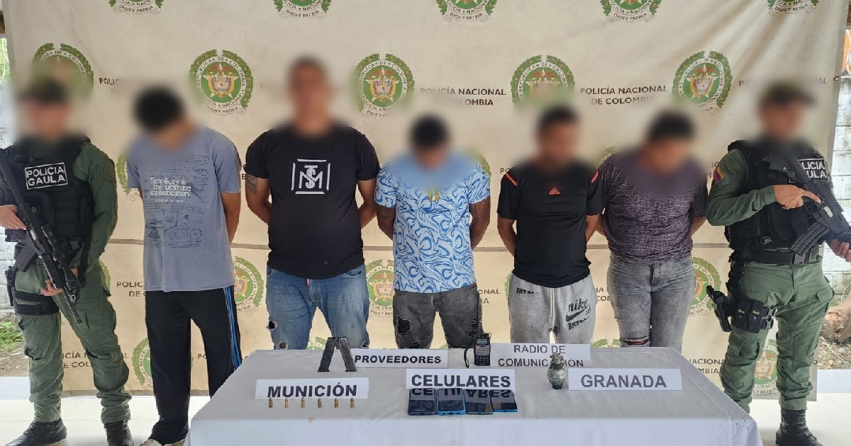 Caen cinco presuntos extorsionistas en Pueblo Nuevo y Buenavista, Córdoba