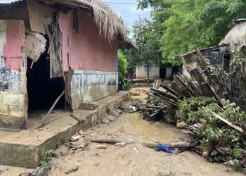 Fuertes lluvias dejan inundaciones y graves daños en zona rural Sahagún 