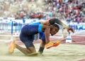 Arnovis, el colombiano ganó oro en el salto largo de Santiago 2023