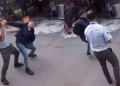 Conductor del Sitp en Bogotá se enfrenta a puños con usuario en plena vía pública