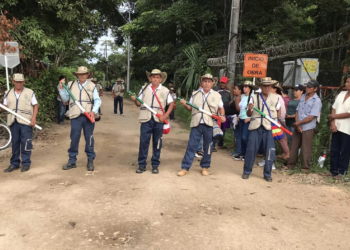 Comunidad indígena Zenú protesta en Pueblo Nuevo por vulneración de derechos territoriales